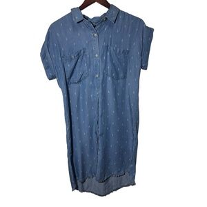 Thread & Supply Blue Button Down Dress Size XS